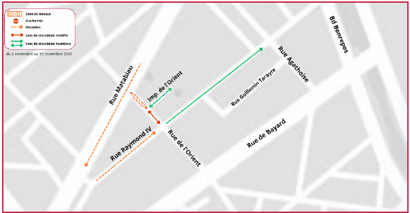 Secteur 4 : rue de l'Orient - phase 3